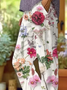 Damen Geblümt Lang Hose Lässig Frühling/Herbst Hose