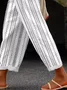 Damen Geometrisch Lang Hose Lässig Frühling/Herbst Hose