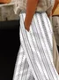 Damen Geometrisch Lang Hose Lässig Frühling/Herbst Hose