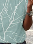 Damen Geäst Kurzarm T-Shirts T-Shirt Rundhals Print Lässig Sommer T-Shirt mit Grafik Oberteile
