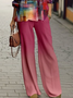 Damen Kariert Print Zweiteiliges Set Täglich Langarm Lässig Frühling/Herbst Bluse mit Hose Matching Set