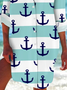 Damen Gestreift Langarm Bluse Frühling/Herbst Print Hemdkragen Täglich Lässig Oberteile