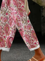 Damen Paisley Lang Hose Lässig Frühling/Herbst Hose