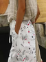 Damen Geblümt Fünfte Hose Hose Lässig Sommer Hose
