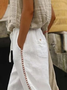 Damen Geometrisch Fünfte Hose Hose Lässig Sommer Hose