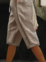 Damen Geometrisch Fünfte Hose Hose Lässig Sommer Hose