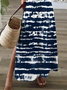 Damen Abstrakt Kurzarm Sommer Print Kleid V-Ausschnitt Täglich Lässig Maxikleid X-Linie Kleid