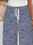 Damen Geblümt Fünfte Hose Hose Lässig Sommer Hose