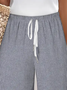Damen Gestreift Fünfte Hose Hose Lässig Sommer Hose