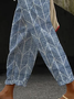 Damen Geometrisch Lang Hose Lässig Frühling/Herbst Hose
