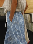 Damen Geometrisch Lang Hose Lässig Frühling/Herbst Hose