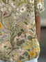 Damen Geblümt Kurzarm Bluse Sommer Print Schalkragen Täglich Lässig Oberteile