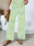 Damen Schmetterling Print Zweiteiliges Set Täglich Ärmellos Lässig Sommer Bluse mit Hose Matching Set