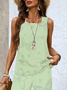 Damen Schmetterling Print Zweiteiliges Set Täglich Ärmellos Lässig Sommer Bluse mit Hose Matching Set