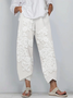 Damen Geblümt Caprihosen Hose Lässig Sommer Hose