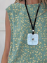 Damen Ärmellos Tanktop Oberteile Leibchen Sommer Geblümt Print Rundhals Täglich Lässig Oberteile