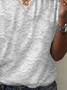 Damen Geblümt Kurzarm T-Shirts T-Shirt V-Ausschnitt Print Lässig Sommer T-Shirt mit Grafik Oberteile