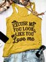 Damen Ärmellos Tanktop Oberteile Leibchen Sommer Wilder Westen U-Ausschnitt Urlaub Lässig Oberteile