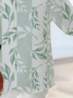 Damen Geblümt Kurzarm Bluse Sommer Print V-Ausschnitt Täglich Lässig Oberteile