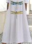 Damen Libelle Kurzarm Sommer Print Kleid Rundhals Täglich Lässig Maxikleid Etuikleid H-Linie Kleid