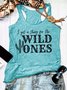 Damen Ärmellos Tanktop Oberteile Leibchen Sommer Wilder Westen U-Ausschnitt Urlaub Lässig Oberteile