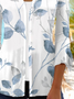 Damen Geblümt Frühling/Herbst Aufdecken Lässig Print Leicht Strickjacke