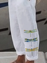 Damen Libelle Lang Hose Lässig Frühling/Herbst Hose