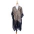 Damen Farbverlauf Frühling/Herbst Aufdecken Lässig Leicht Strickjacke