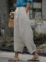 Damen Gestreift Lang Hose Lässig Frühling/Herbst Hose