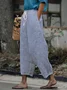 Damen Gestreift Lang Hose Lässig Frühling/Herbst Hose