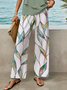 Damen Geblümt Print Zweiteiliges Set Täglich Ärmellos Lässig Sommer Bluse mit Hose Matching Set
