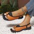 Sommer Geometrisch Ethnisch Gladiator Pantolette