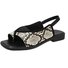 Sommer Geometrisch Ethnisch Gladiator Pantolette
