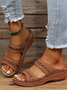 Neu Große Größen Pantoletten, Retro Patchwork, Rutschfest Rund Keilabsatz, Bequem Flach Pantolette für Damen