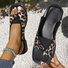 Sommer Geometrisch Ethnisch Gladiator Pantolette