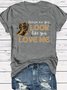Damen Buchstabenmuster Kurzarm T-Shirts T-Shirt Rundhals Lässig Sommer Oberteile