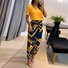 Damen Gestreift Zweiteiliges Set Täglich Kurzarm Lässig Sommer Bluse mit Hose Matching Set