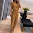 Damen Gestreift Zweiteiliges Set Täglich Kurzarm Lässig Sommer Bluse mit Hose Matching Set