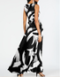 Damen Geometrisch Rundhals Ärmellos Lässig Sommer Jumpsuit