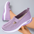 Weich Sohle Atmungsaktiv Leicht Fliegend Gewebe Lässig Einfach Schuhe für Damen Flach Schuhe Flach Mund Einzeln Schuhe