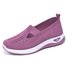 Weich Sohle Atmungsaktiv Leicht Fliegend Gewebe Lässig Einfach Schuhe für Damen Flach Schuhe Flach Mund Einzeln Schuhe