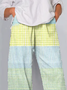 Damen Gestreift Caprihosen Hose Lässig Sommer Hose