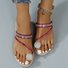Große Größen Damen Schuhspitze Pantolette Sommer Neu europäisch und amerikanisch Damen Strand Pantolette Strass Blume Flach Pantoletten