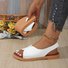 Damen Sommer Neu Retro Lässig Vielseitig Pantolette Bequem Atmungsaktiv Weich Unterseite römisch Pantolette