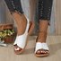 Damen Sommer Neu Retro Lässig Vielseitig Pantolette Bequem Atmungsaktiv Weich Unterseite römisch Pantolette