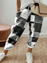Damen Geometrisch Lang Hose Lässig Frühling/Herbst Hose