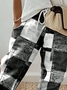 Damen Geometrisch Lang Hose Lässig Frühling/Herbst Hose