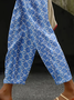 Damen Geometrisch Lang Hose Lässig Frühling/Herbst Hose