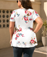 Print Ethnisch Ethnisch Geometrie T-Shirt
