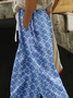 Damen Geometrisch Lang Hose Lässig Frühling/Herbst Hose